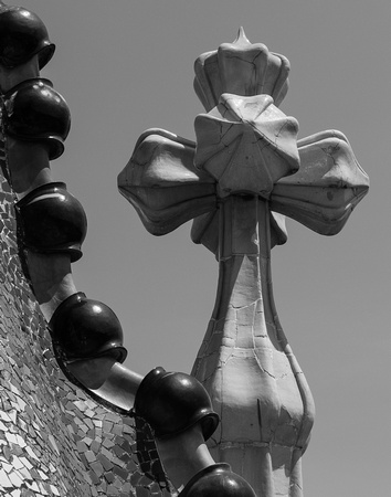 Rooftop Cross,  Casa Batlló